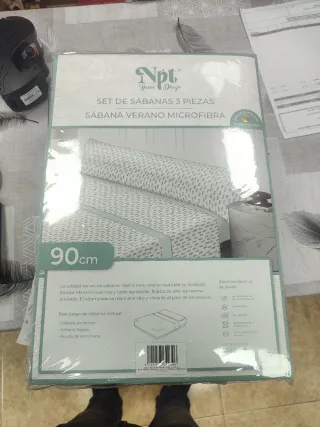 Juego Sábanas Verano 90cm Microfibra