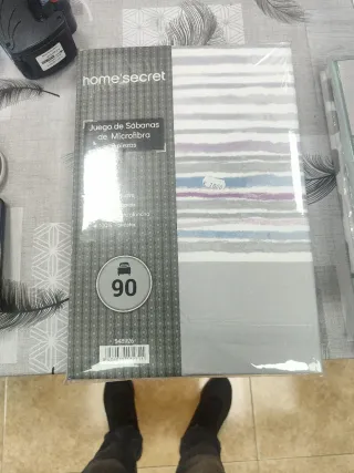 Juego Sábanas Verano 90cm Microfibra