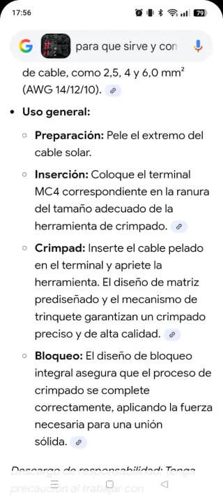 Herramienta Crimpadora Nueva