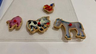 Libro-puzzle "La granja". Piezas madera. Jumbo