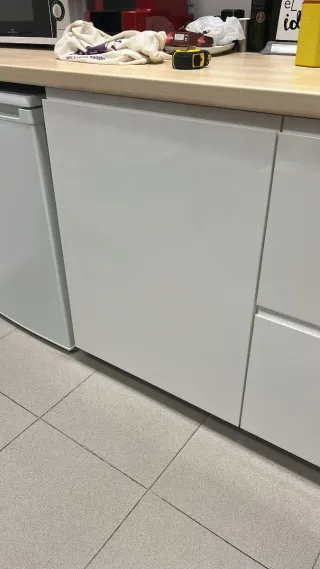 Muebles cocina madera blancos