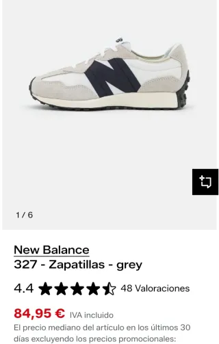 New Balance 327 NUEVAS SeaSalt