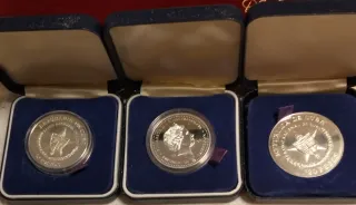 Monedas de Plata Coleccionables