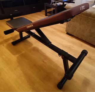 Banco de pesas inclinable y plegable