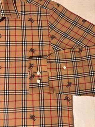Camicia Burberry Uomo XL Beige/Multicolor