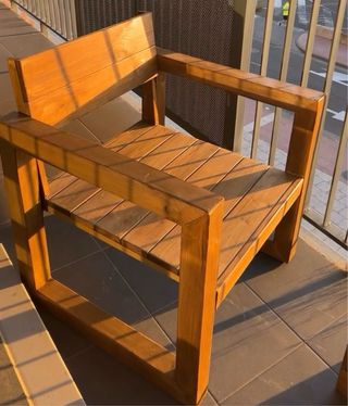 Pack Muebles Exterior Madera Tratada