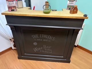 Mueble bar madera maciza