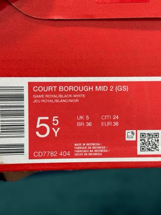 Zapatillas Nike Niño Azul y Negro