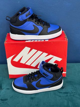 Zapatillas Nike Niño Azul y Negro