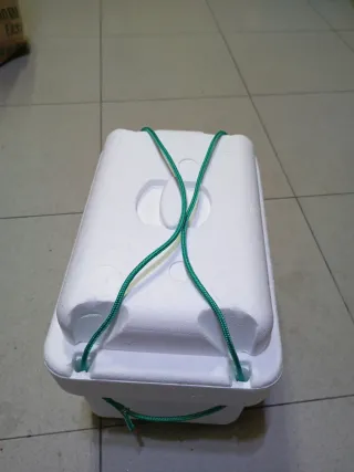 Nevera pequeña blanca