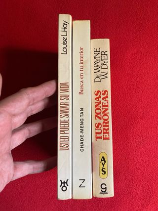 Lote 3 libros psicologia Autoayuda