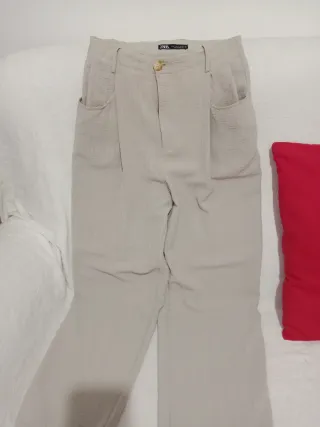 Pantalón ZARA beige