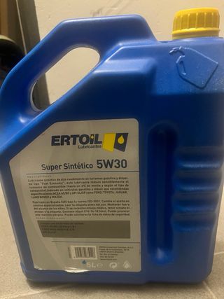Aceite Motor Coche ERTOIL 5W30 5L