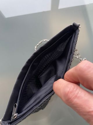 Bolso de fiesta plateado