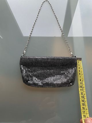 Bolso de fiesta plateado