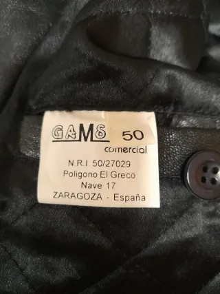 Chaqueta de hombre piel caprino