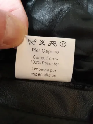 Chaqueta de hombre piel caprino
