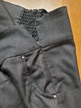 Falda Stradivarius Gris Talla S