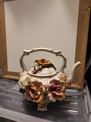 Juego Cerámica Porcelana Capodimonte