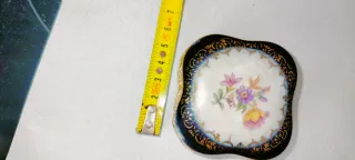 Scatolina vintage ceramica fiori