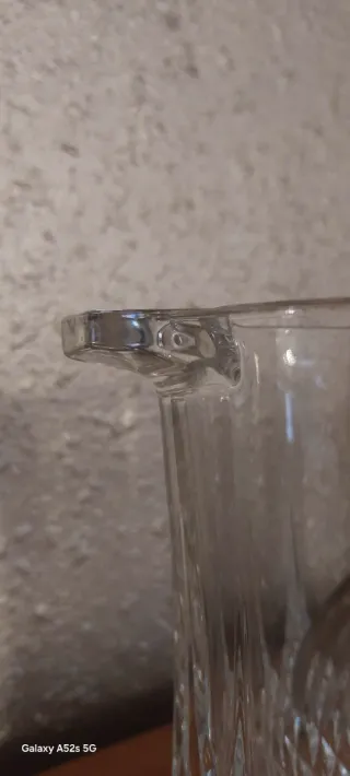 Champanera de cristal tallado