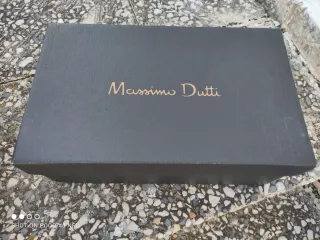 Zapatos de tacón Massimo Dutti azul marino
