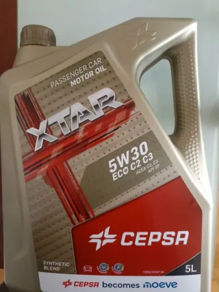 Aceite Coche Cepsa Xtar 5W30 5L