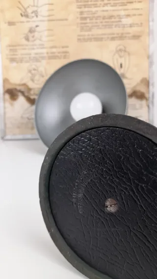 Lampada Ministero vintage verde/argento