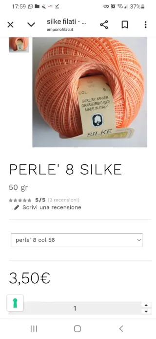 Cotone uncinetto 10 gomitoli