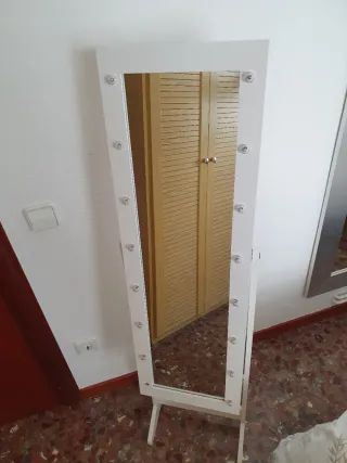 Espejo Joyero Blanco