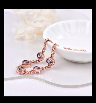 Pulsera Tanzanitas certificadas