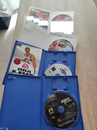 Pack 4 Juegos Baloncesto PS2 y PS3