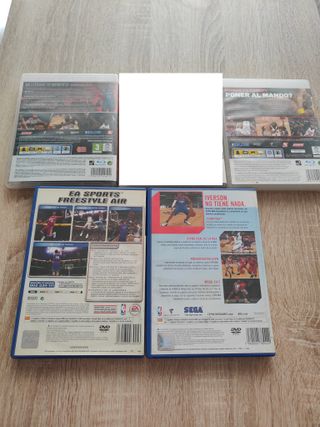 Pack 4 Juegos Baloncesto PS2 y PS3