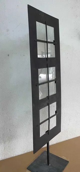 Moldura Pé Metal Industrial 3 Fotos Vertical