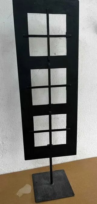 Moldura Pé Metal Industrial 3 Fotos Vertical