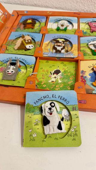 Libro “La granja con marionetas”. 9 mini-libros