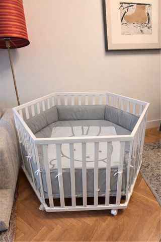 Parque infantil hexagonal madera