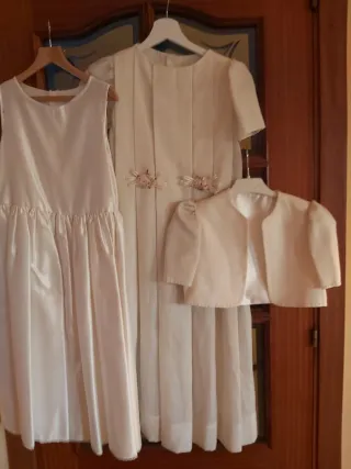 Vestido y chaqueta niña comunión/evento