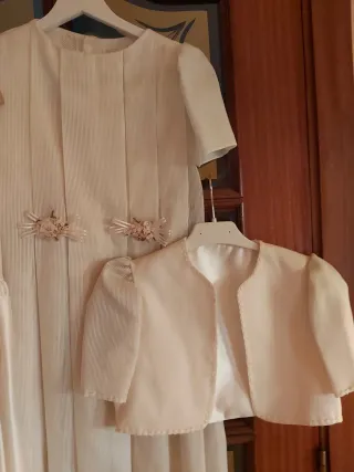 Vestido y chaqueta niña comunión/evento