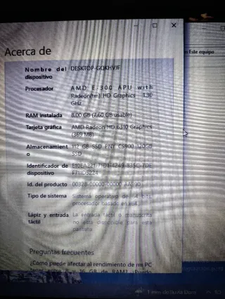 Portátil Compaq CQ57 Negro