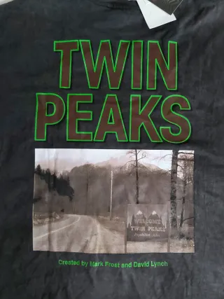 Twin Peaks x Zara Camiseta oversize
