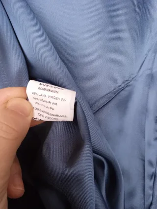 Abrigo clásico Lana virgen y mohair