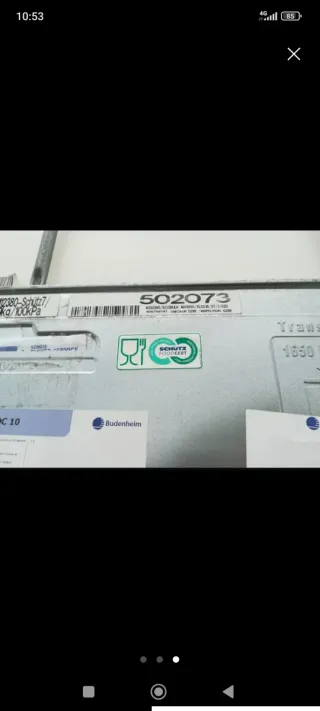 Bidón 1000L IBC con jaula metálica