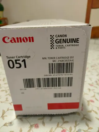Tóner Canon 051 y 051H