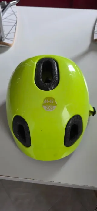 Casco Bici Bambi B'Twin Giallo
