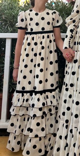 Vestido Flamenca Niña Lunares