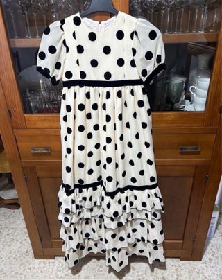 Vestido Flamenca Niña Lunares