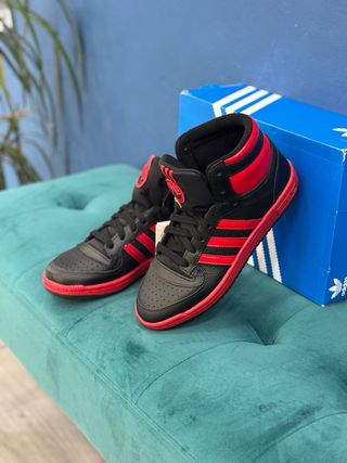 Adidas Top Ten Hi Zapatillas Negras Rojas