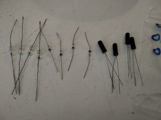 radio antigua,lote de diodos