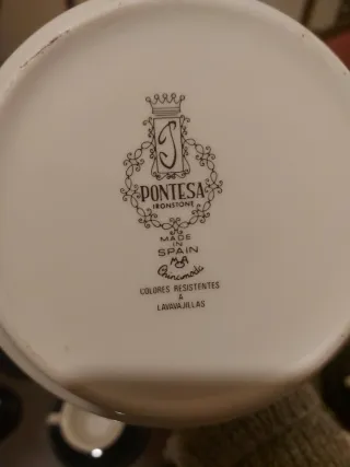 Juego café vintage Pontesa 10 tazas